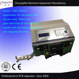 Hihg speed steel blades strip machine  with simultaneous cutting and stripping the ends.